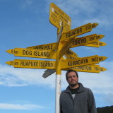 Eric in Bluff, New Zealand (August 2008)