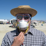 Eric at Burning Man (August 2007)