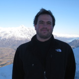 After a day of skiing in Queenstown, New Zealand (August 2008)