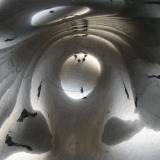 Eric under The Bean in Chicago (January 2007)